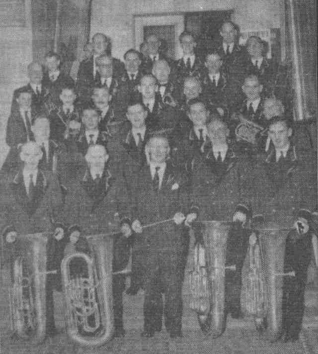 In 1959 the band travelled to London to compete in the 3rd Section of the Daily Herald National Brass Band Championships