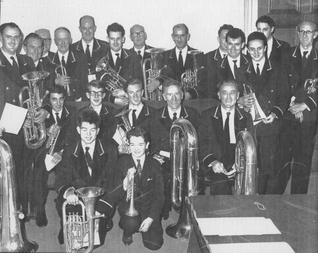 2nd section finals of the National Brass Band Championships held in Kensington Town Hall circa 1962